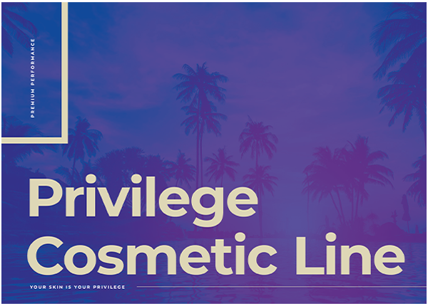 Brožura Privilege Skin Care Line