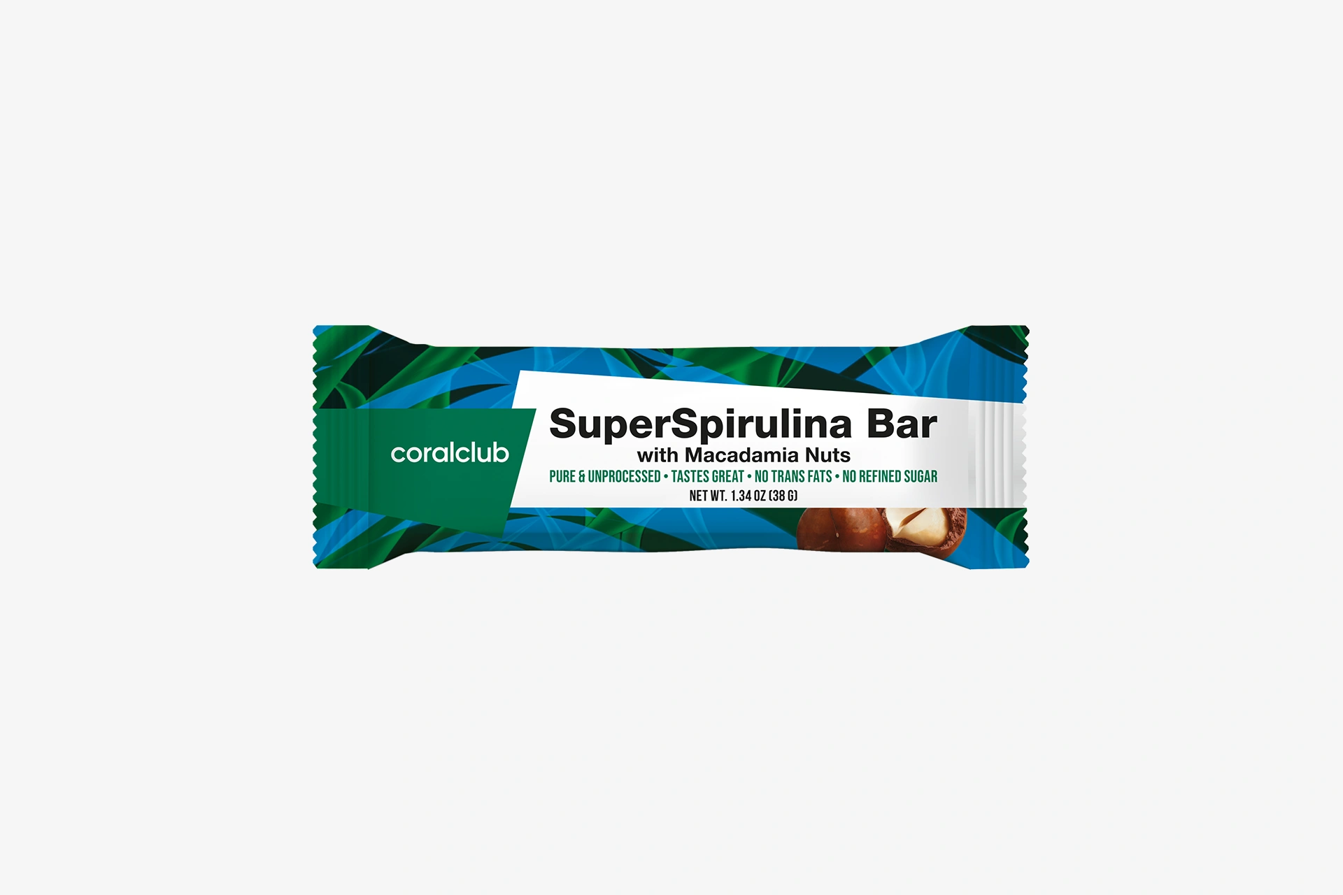  SuperSpirulina Bar s makadamovými ořechy 