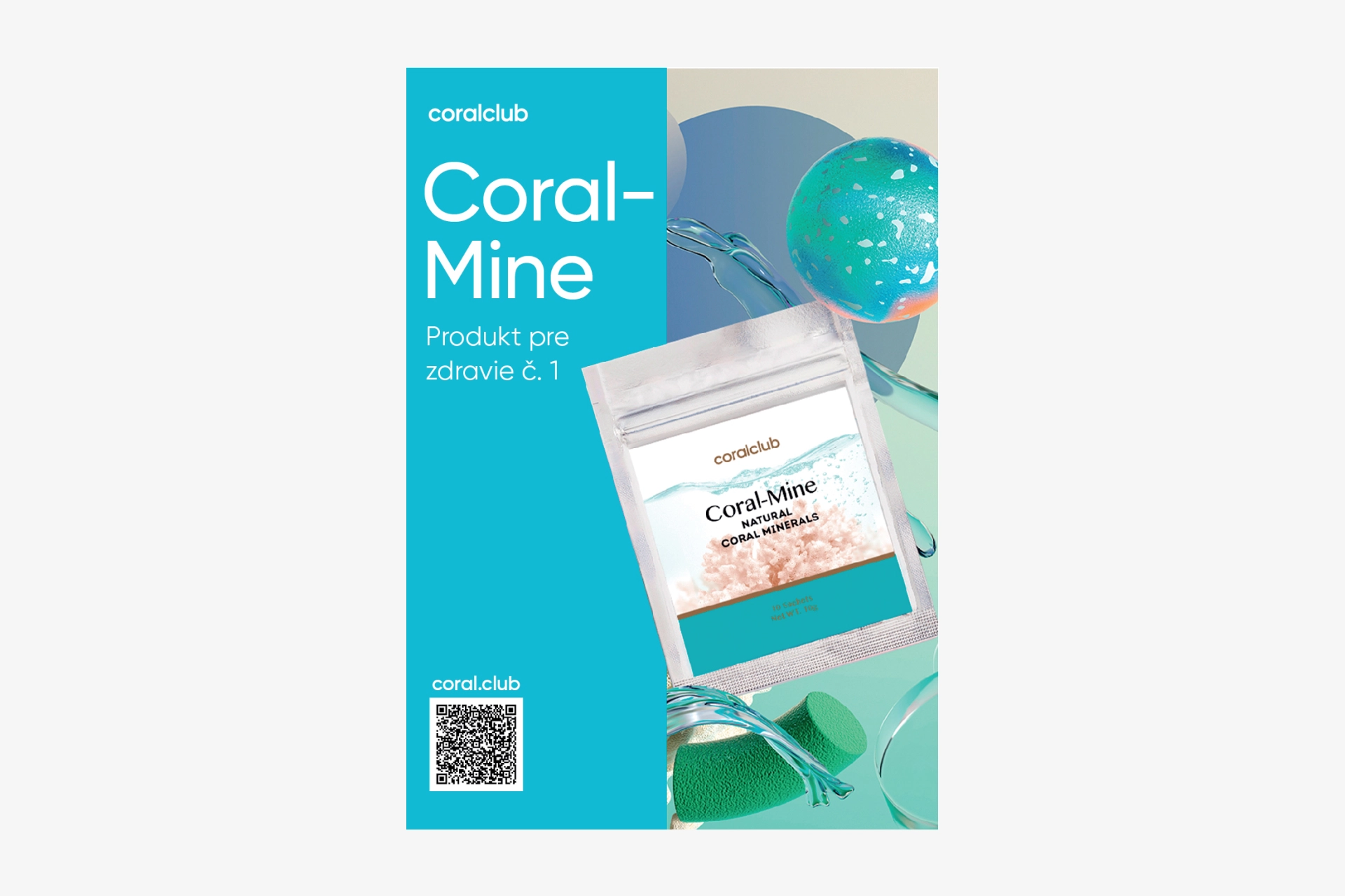 Leták Coral-Mine (10 ks) CZ